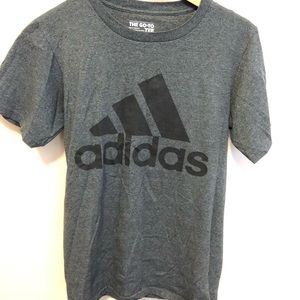 Gray adidas short sleeve top